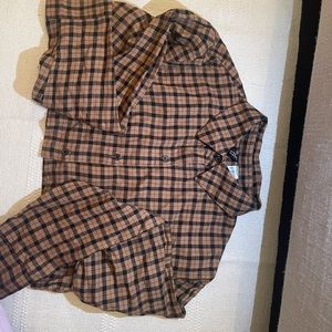 Cropped flannel